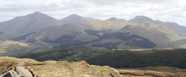 Crianlarich hills from Fiarach